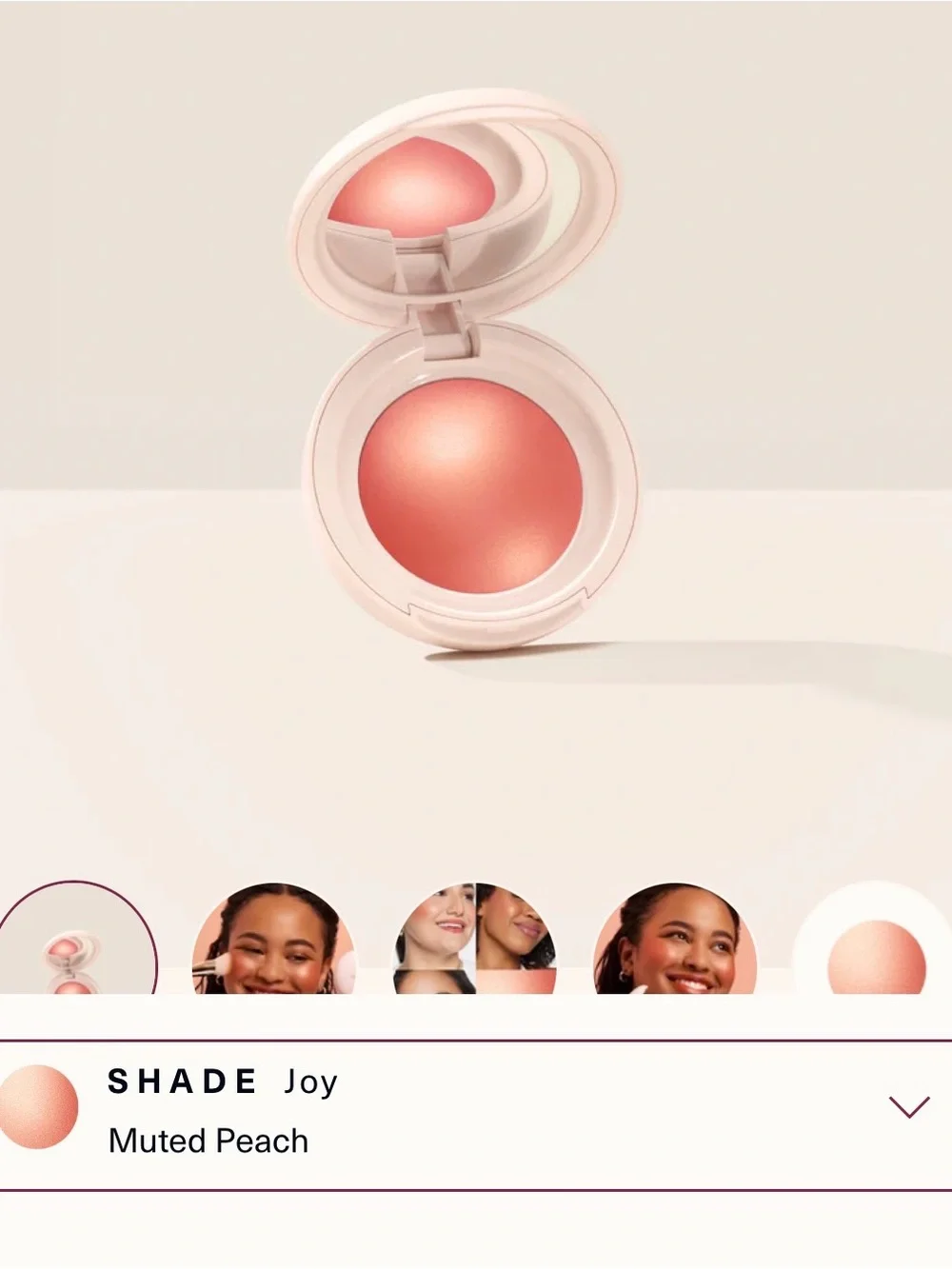 Rare Beauty Soft Pinch Luminous Powder Blush - Joy (Soft Pink) - Picture 1 of 3
